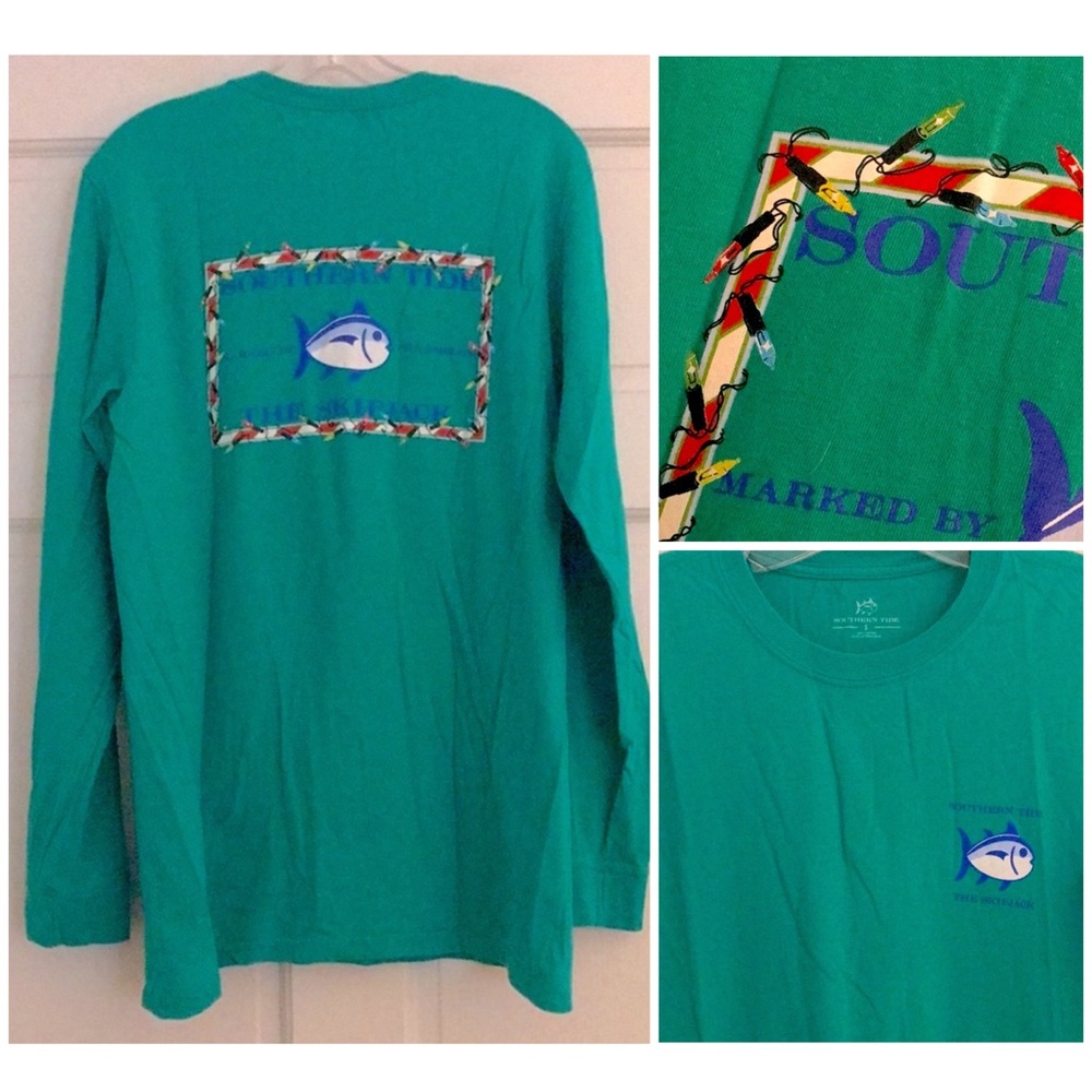 SOUTHERN TIDE Christmas Lights Original Skipjack TEE